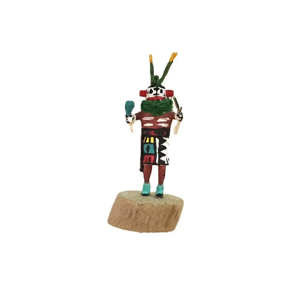 Handmade Miniature 1.5" (app.) Kachina Doll - "Cactus" - Picture 6 of 8